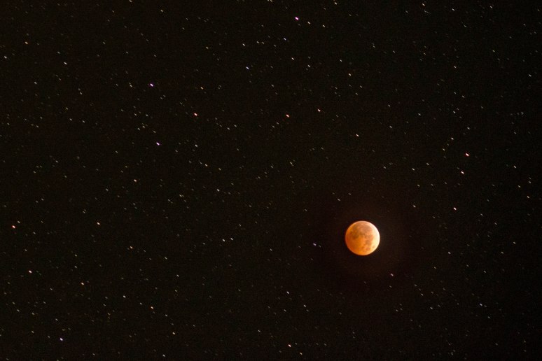 Total Lunar Eclipse Over Montana
